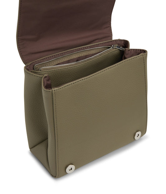 ADELSM Small Vegan Satchel - Purity | Color: Grey - variant::mineral