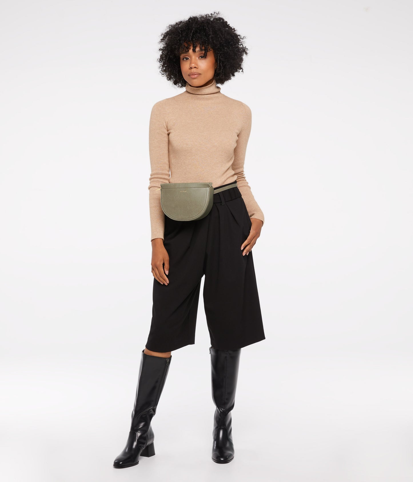 ABBOT Vegan Belt Bag - Vintage | Color: Green - variant::sage