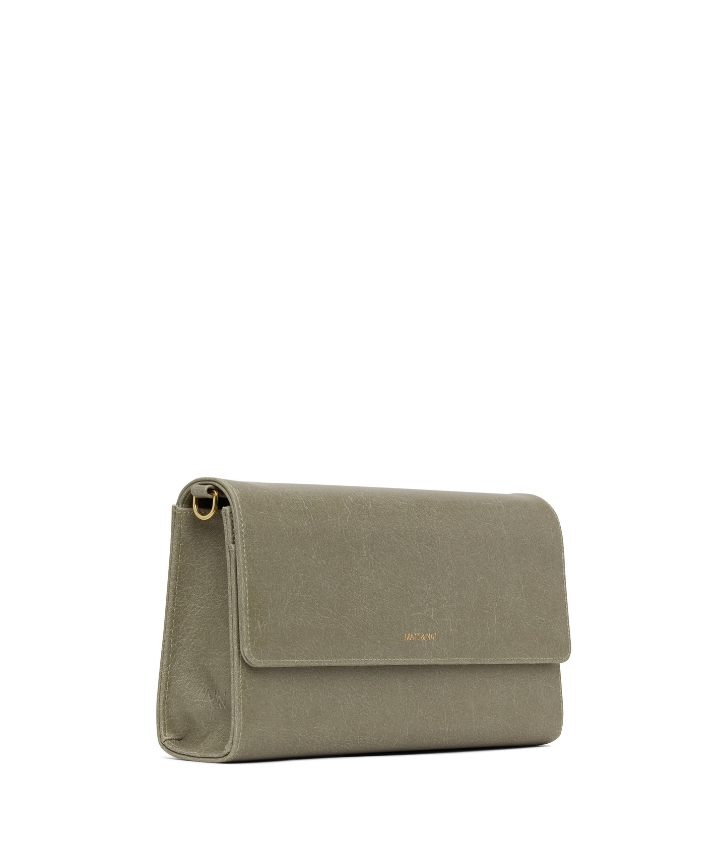 DREWLG Large Vegan Crossbody Bag - Vintage | Color: Green - variant::sage