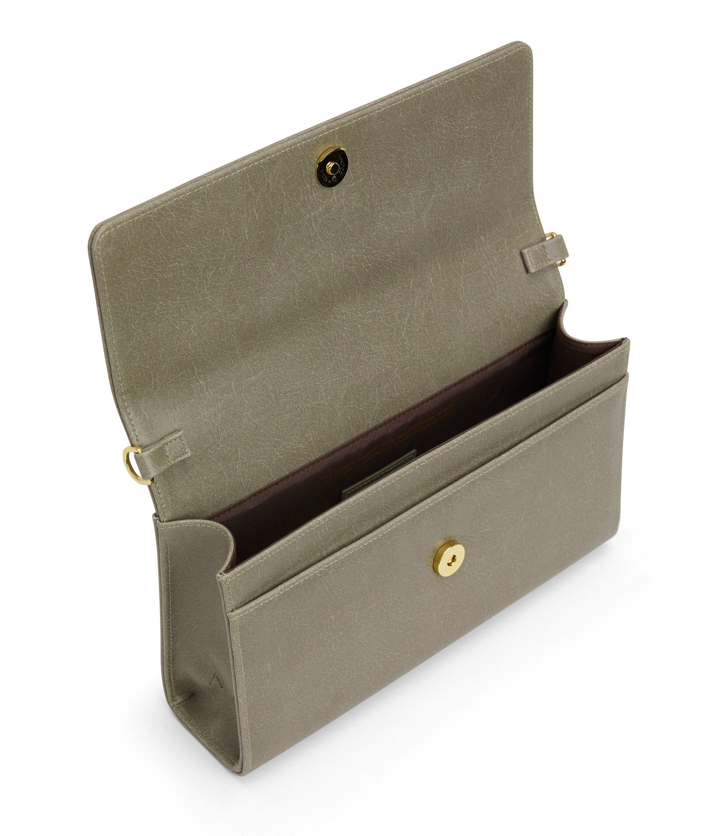 DREWLG Large Vegan Crossbody Bag - Vintage | Color: Green - variant::sage