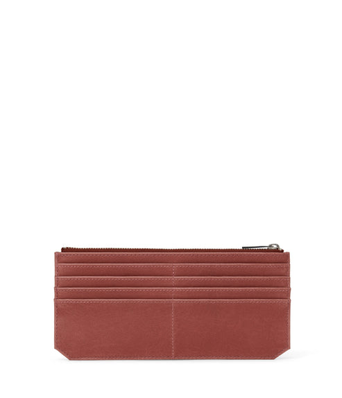 PERLA Vegan Flat Wallet - Vintage | Color: Pink - variant::heirloom