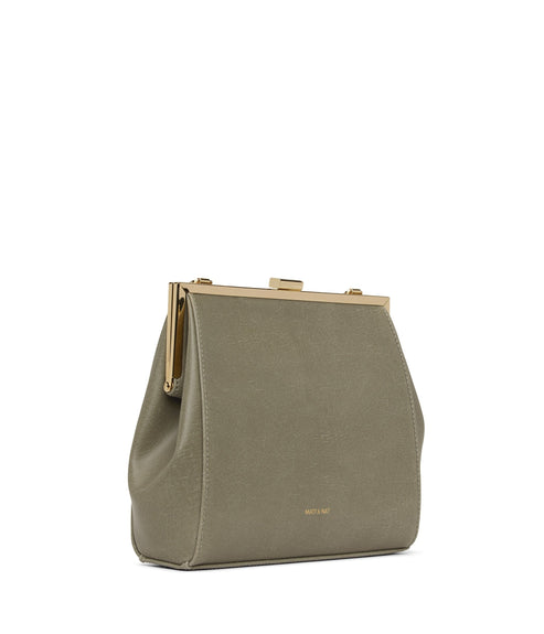 REIKA Vegan Frame Crossbody Bag - Vintage | Color: Green - variant::sage