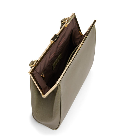 REIKA Vegan Frame Crossbody Bag - Vintage | Color: Green - variant::sage