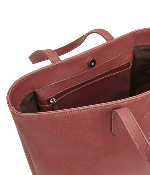 SCHLEPP Vegan Tote Bag - Vintage | Color: Pink - variant::heirloom