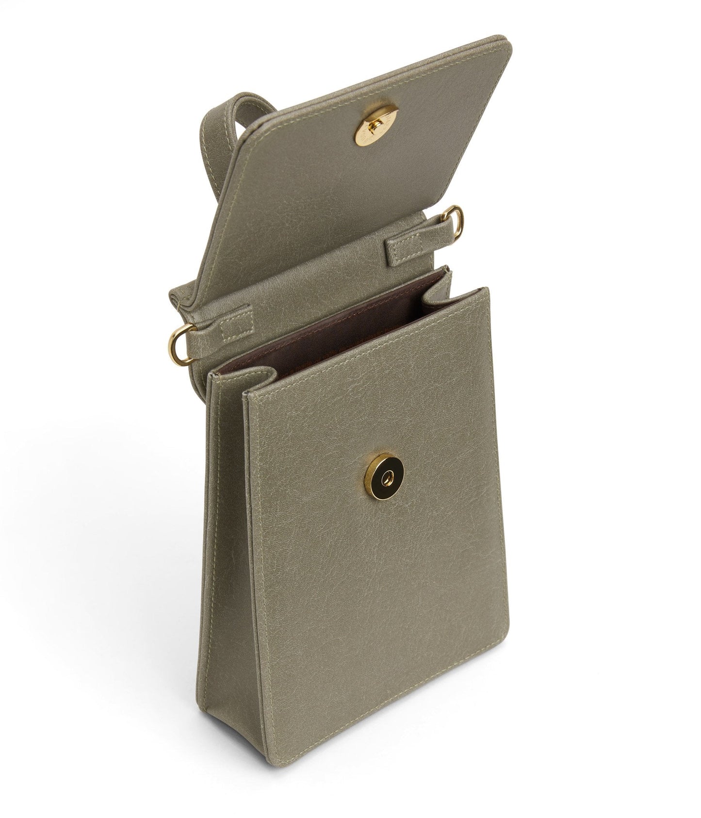 THESSA Vegan Crossbody Bag - Vintage | Color: Green - variant::sage