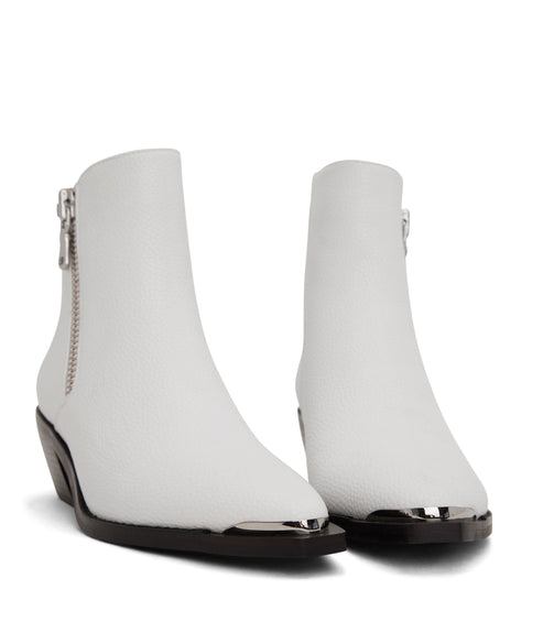 EVEX Women's Vegan Chelsea Boots | Color: White - variant::white