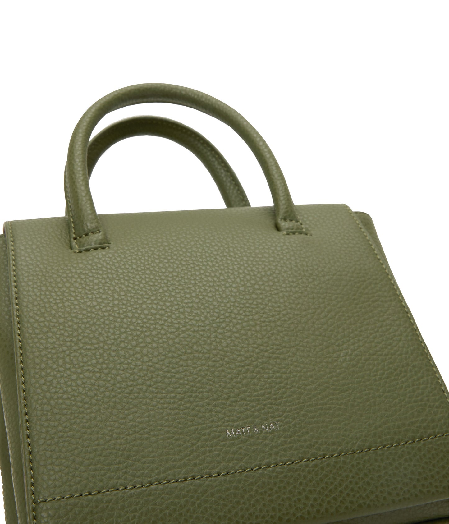 ADELSM Small Vegan Satchel - Purity | Color: Green - variant::meadow