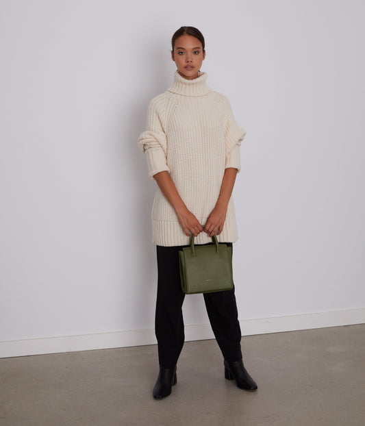 ADELSM Small Vegan Satchel - Purity | Color: Purple - variant::moon