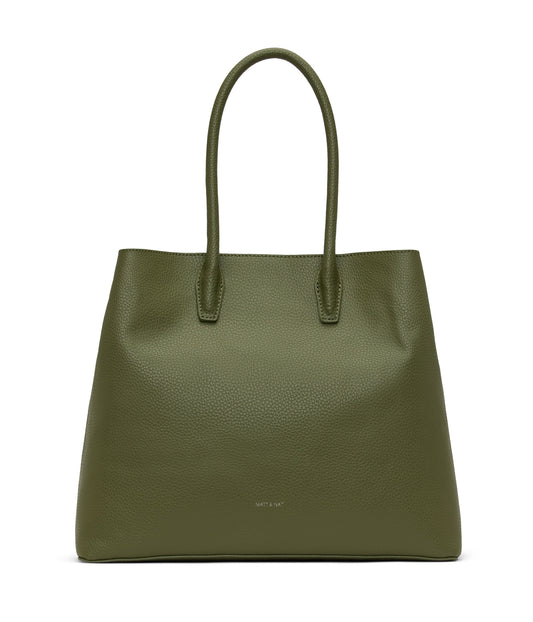 KRISTA Vegan Satchel - Purity | Color: Green - variant::meadow