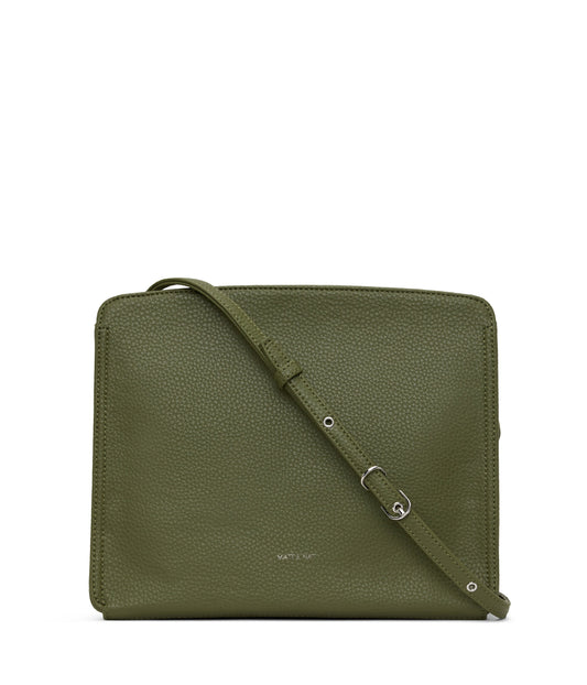 MUE Vegan Crossbody Bag - Purity | Color: Green - variant::meadow