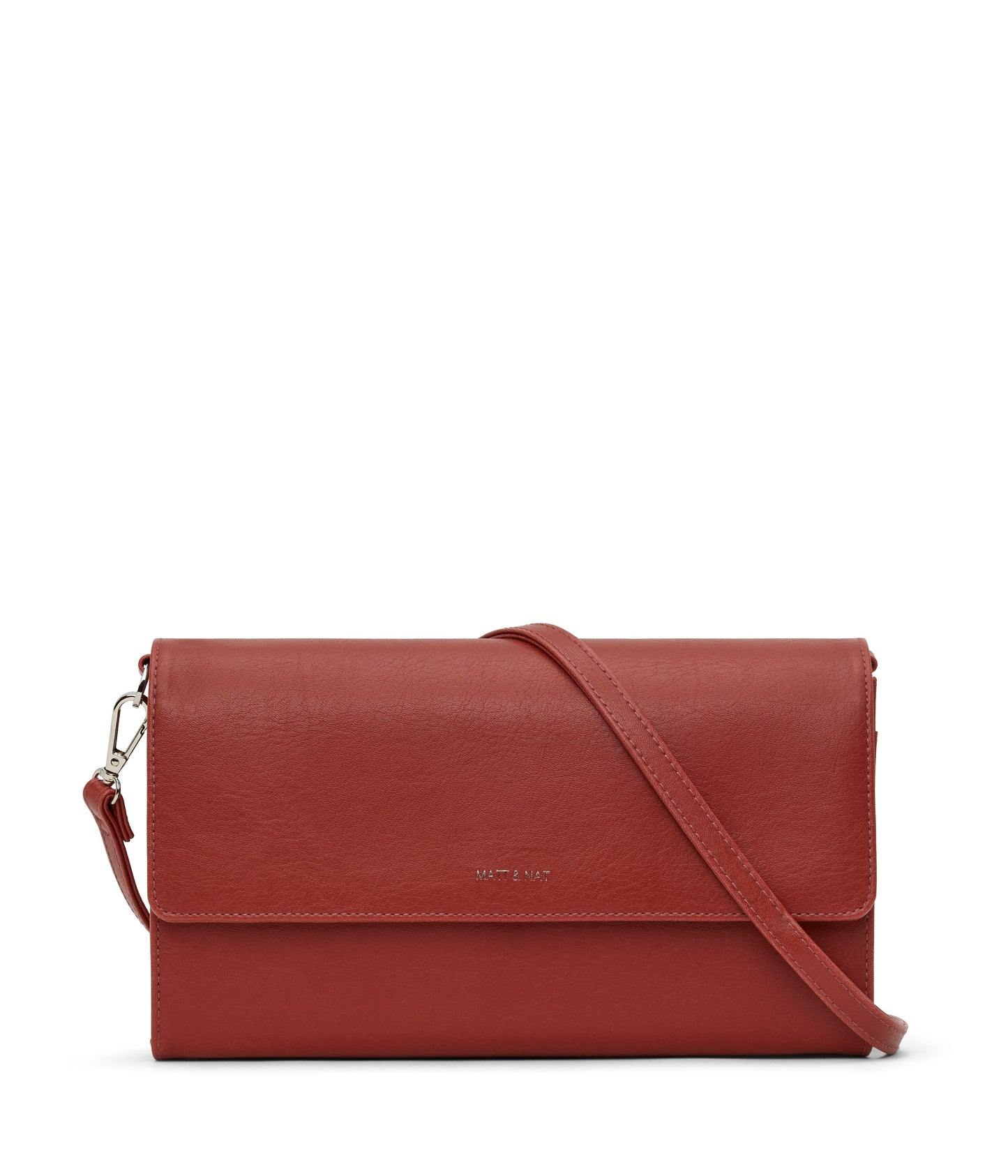 DREWLG Large Vegan Crossbody Bag - Vintage | Color: Red - variant::barn