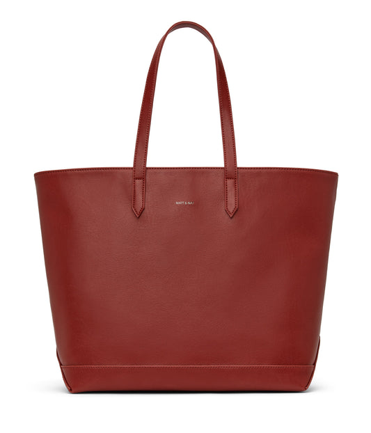 SCHLEPP Vegan Tote Bag - Vintage | Color: Red - variant::barn