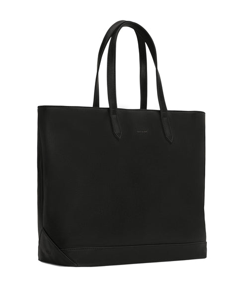 SCHLEPP Vegan Tote Bag - Vintage | Color: Black - variant::black