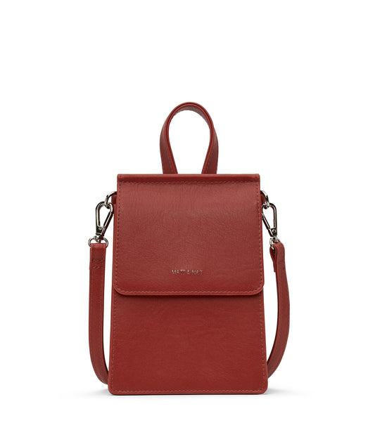 THESSA Vegan Crossbody Bag - Vintage | Color: Red - variant::barn
