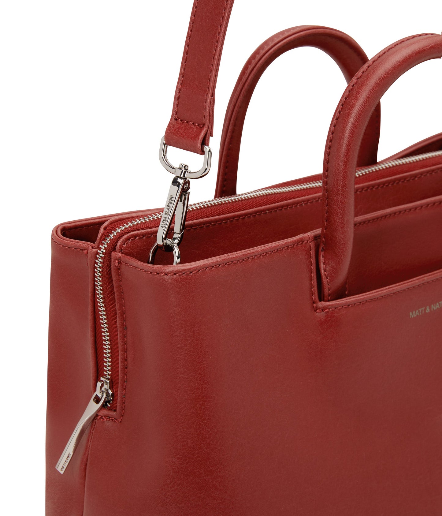 KINTLA Vegan Satchel - Vintage | Color: Red - variant::barn