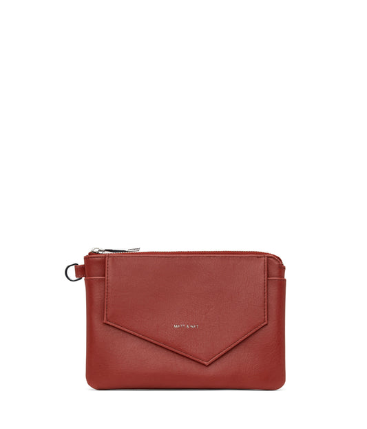 NIA SM Small Vegan Wallet - Vintage | Color: Red - variant::barn