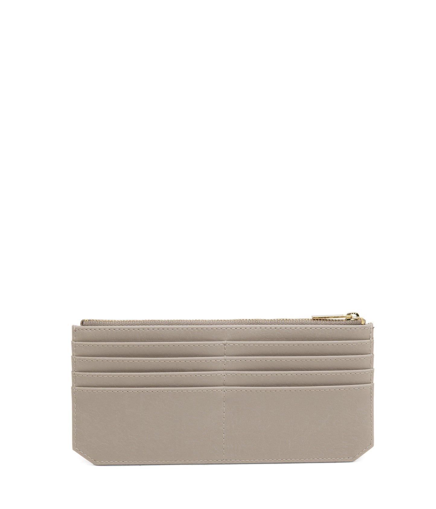 PERLA Vegan Flat Wallet - Vintage | Color: Grey - variant::wave