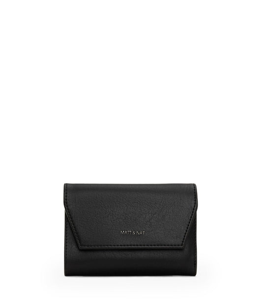 VERASM Small Vegan Wallet - Vintage | Color: Black - variant::black