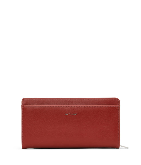 WEBBER Vegan Wallet - Vintage | Color: Red - variant::barn