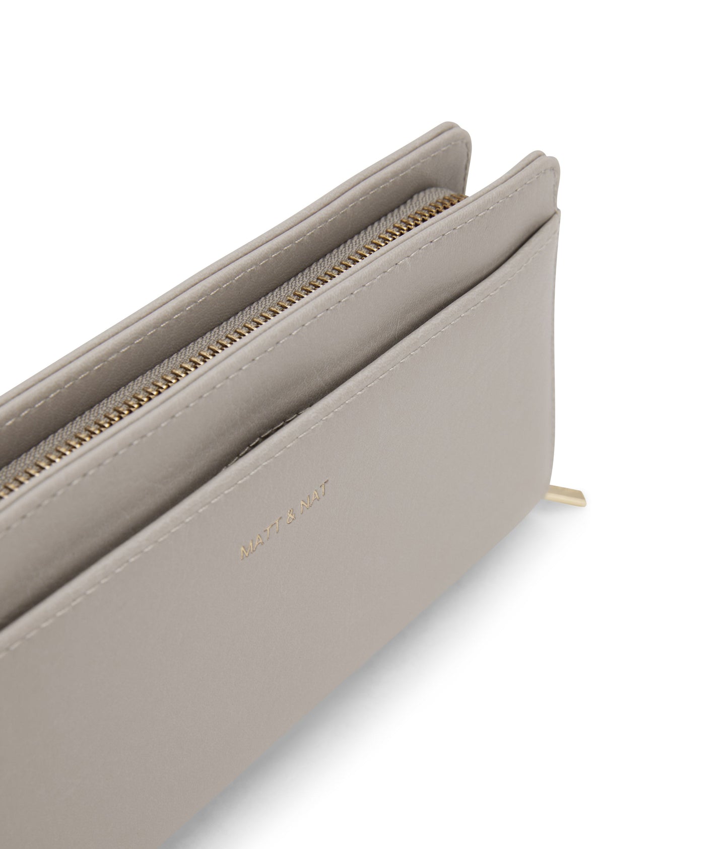 WEBBER Vegan Wallet - Vintage | Color: Grey - variant::wave