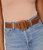 SARRA Women's Vegan Waist Belt | Color: Brown - variant::chili