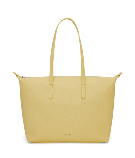 ABBI Vegan Tote Bag - Purity | Color: Yellow - variant::daffodil