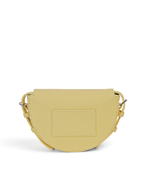 TWILL Vegan Saddle Bag - Purity | Color: Yellow - variant::daffodil
