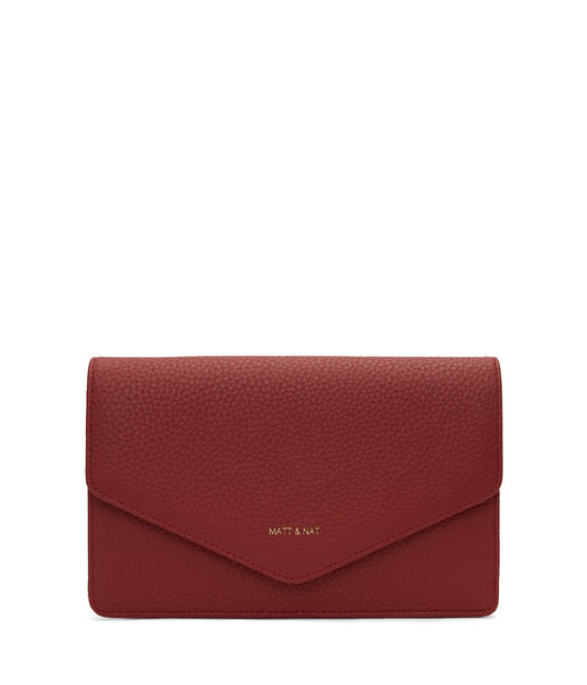 CLOE Vegan Wristlet Wallet - Purity | Color: Red - variant::passion