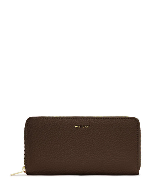 CENTRAL Vegan Wallet - Purity | Color: Brown - variant::chocolate