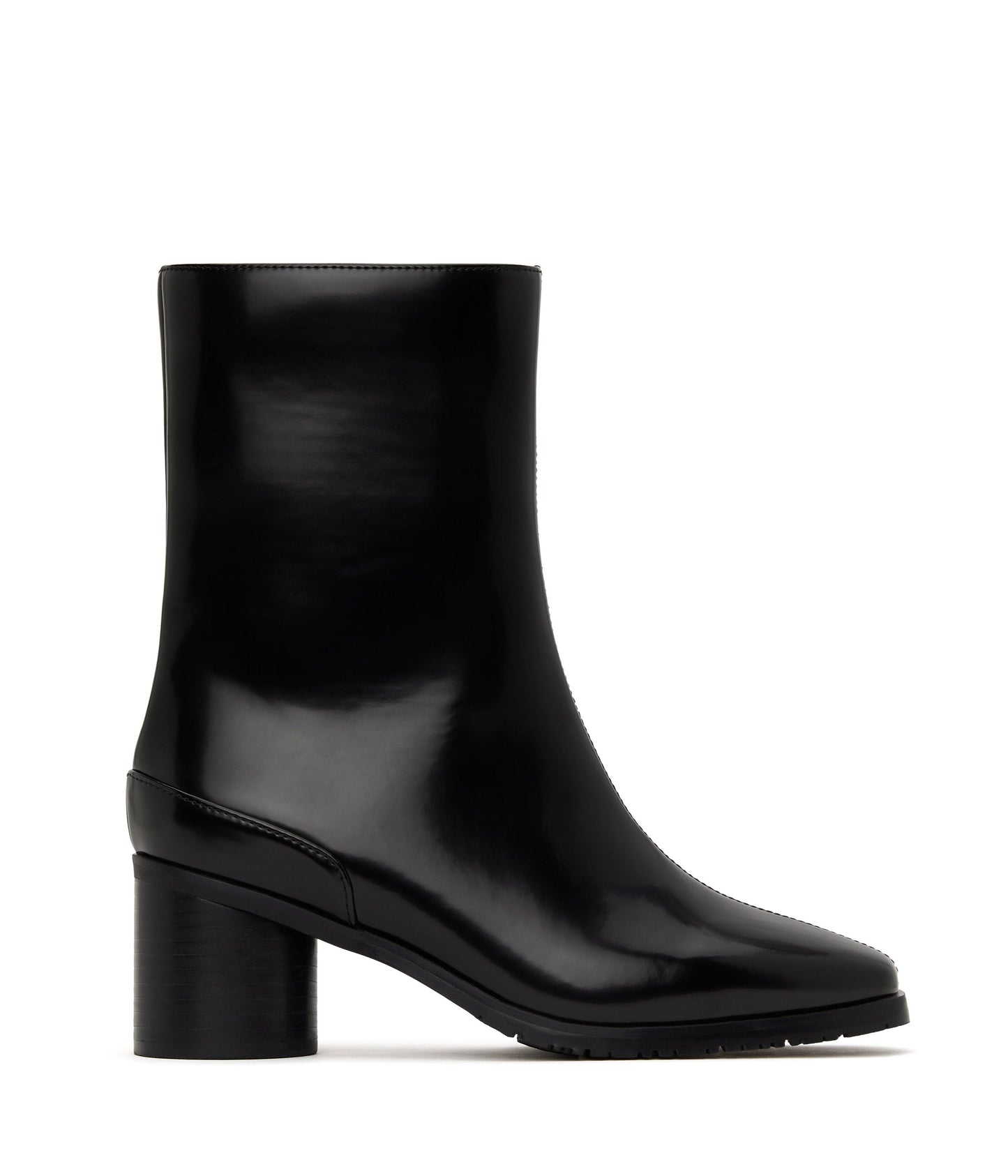 LIAM Women's Vegan High Heel Boots | Color: Black - variant::black