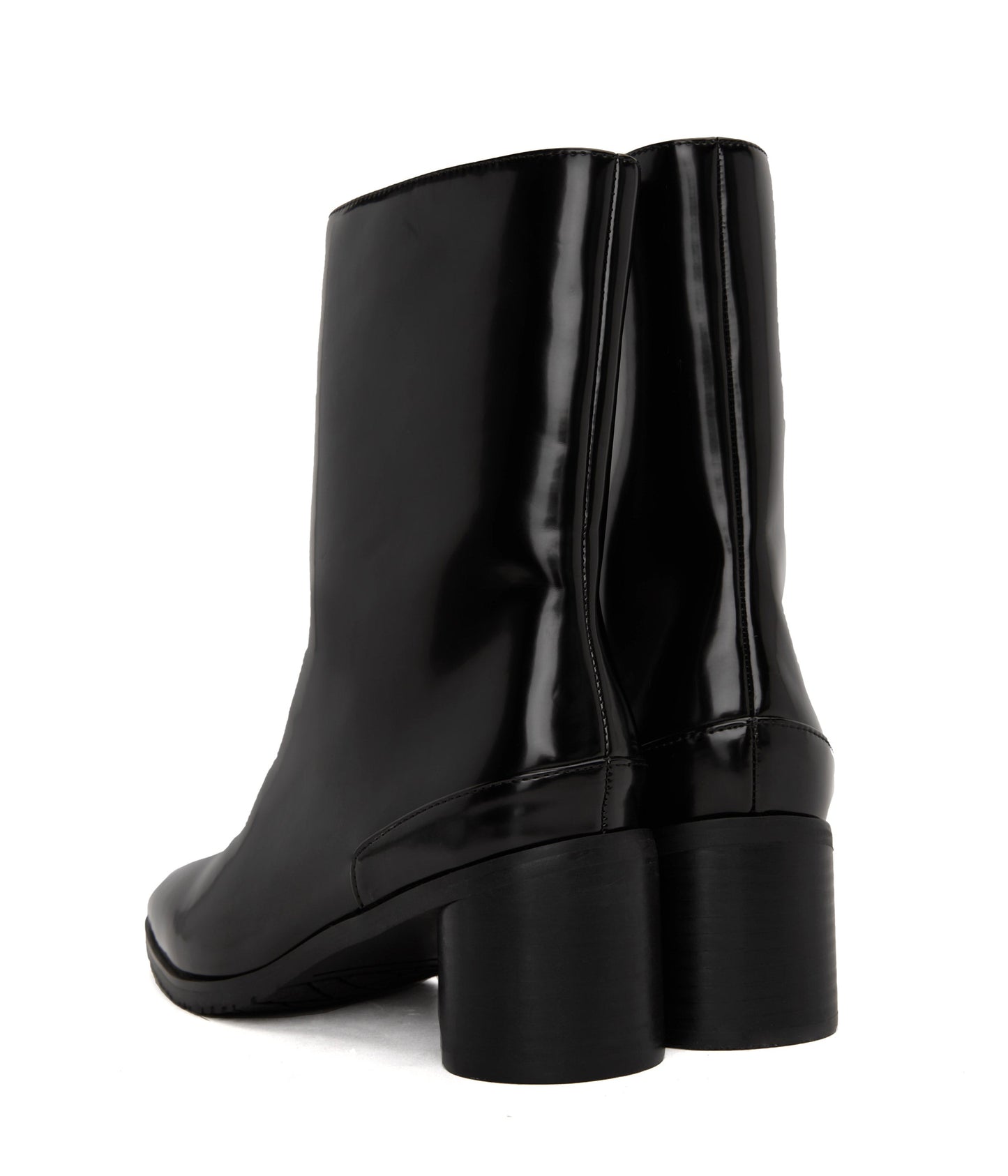 LIAM Women's Vegan High Heel Boots | Color: Black - variant::black