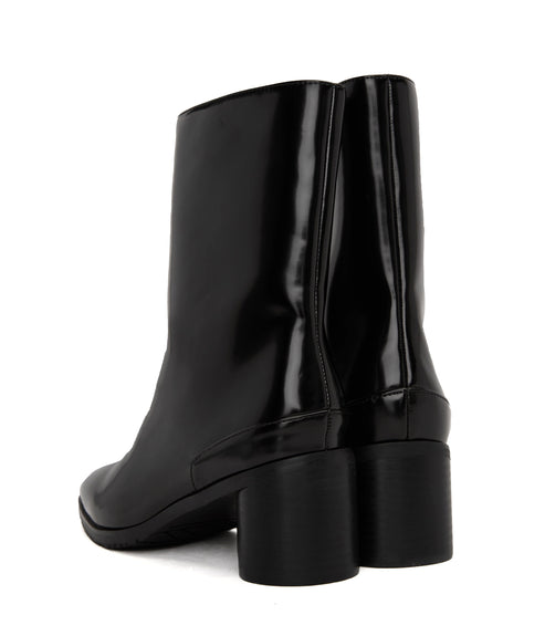 LIAM Women's Vegan High Heel Boots | Color: Black - variant::black
