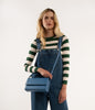 DREWLG Large Vegan Crossbody Bag - Vintage | Color: White - variant::vanilla