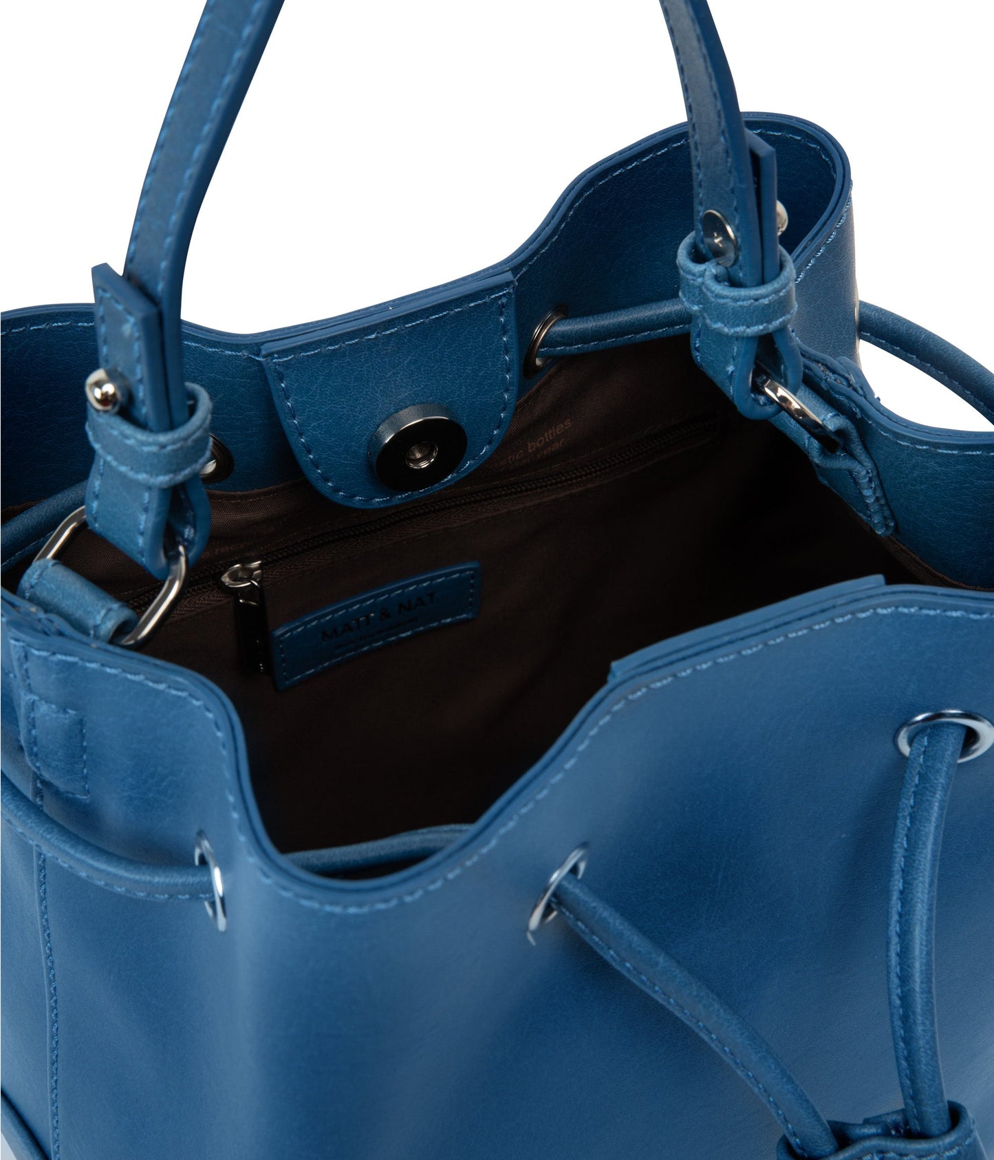 DUPONT Vegan Bucket Bag - Vintage | Color: Blue - variant::bluejay
