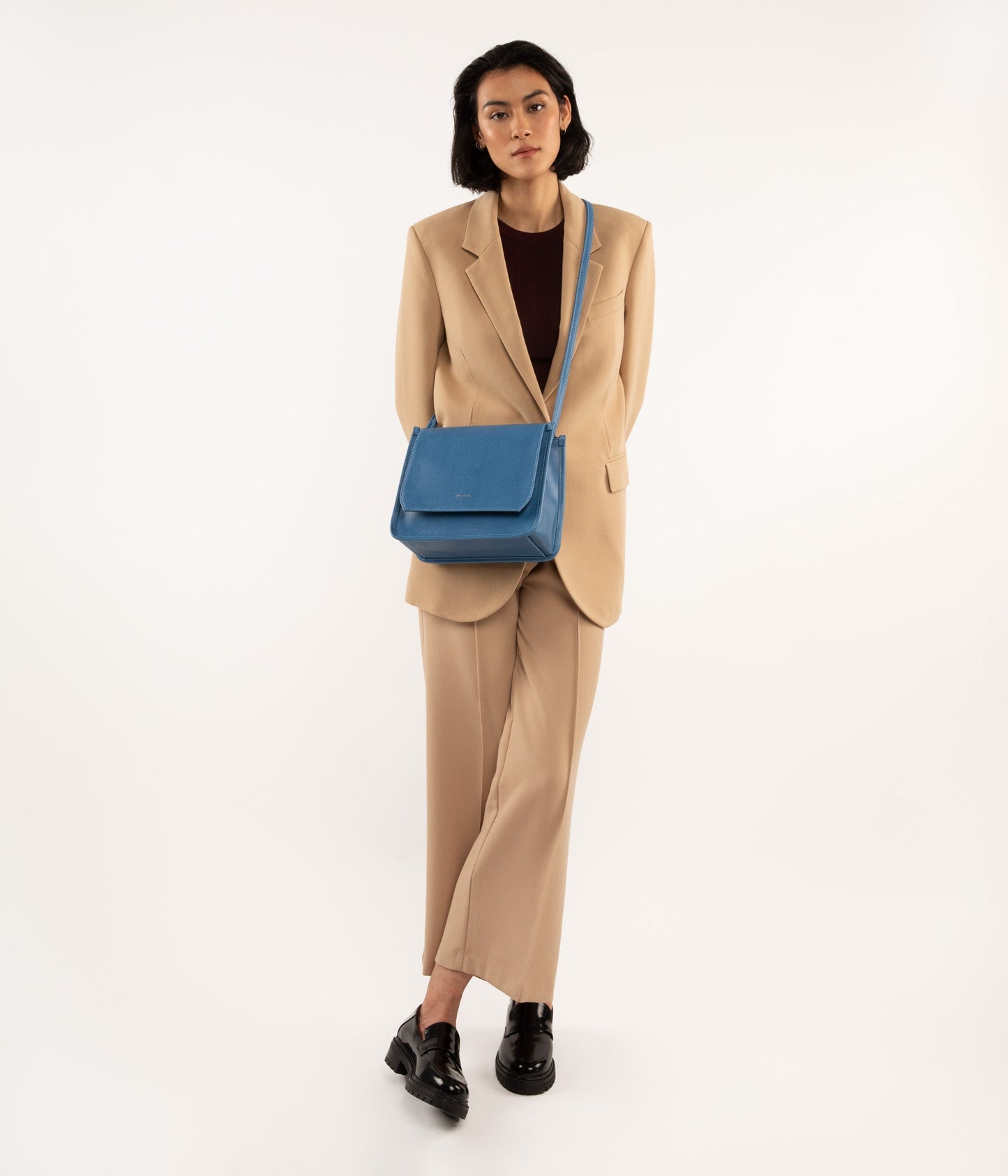 LEV Vegan Crossbody Bag - Vintage | Color: White - variant::vanilla