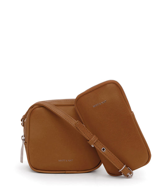 SWAE Vegan Crossbody Bag - Vintage | Color: Brown - variant::chili
