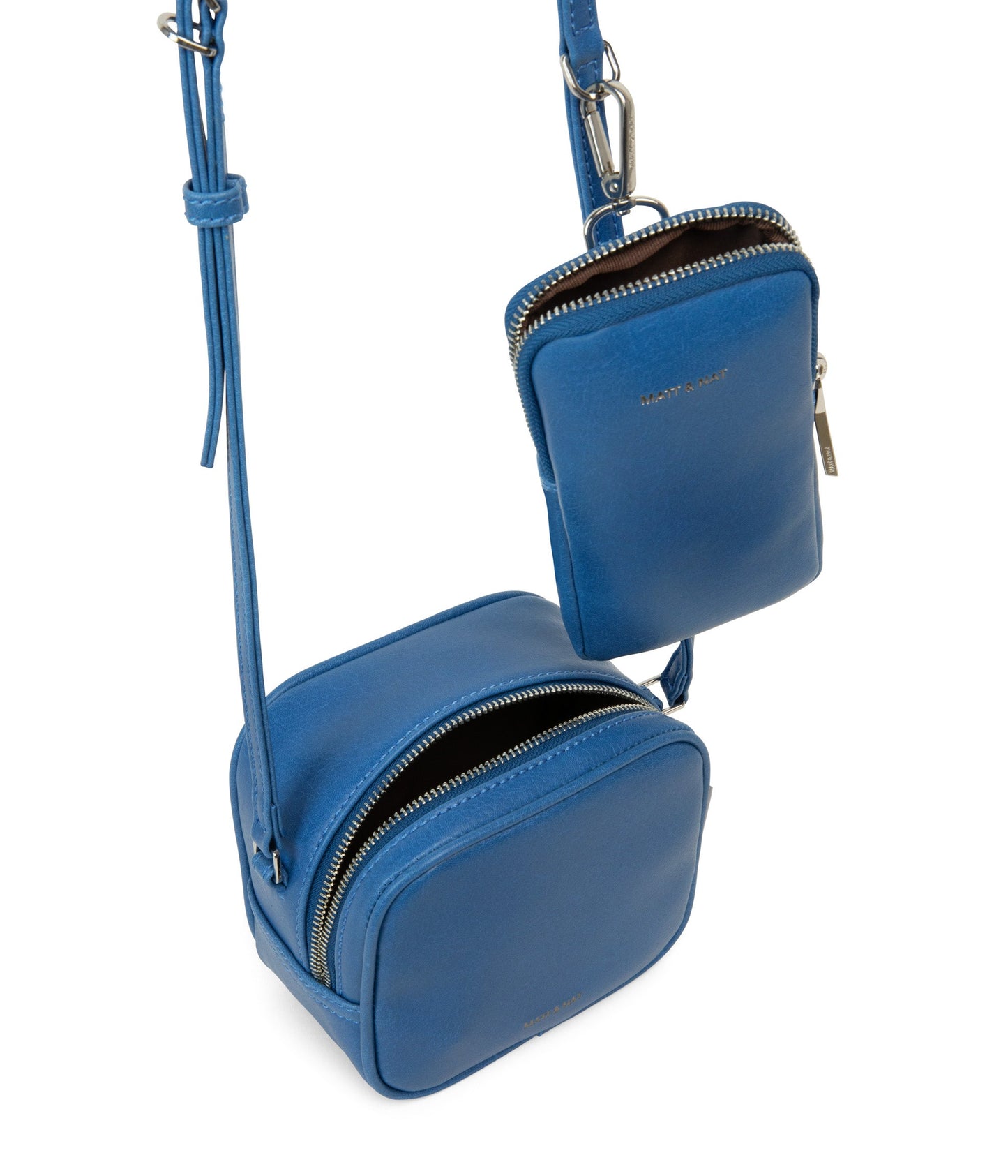SWAE Vegan Crossbody Bag - Vintage | Color: Blue - variant::bluejay