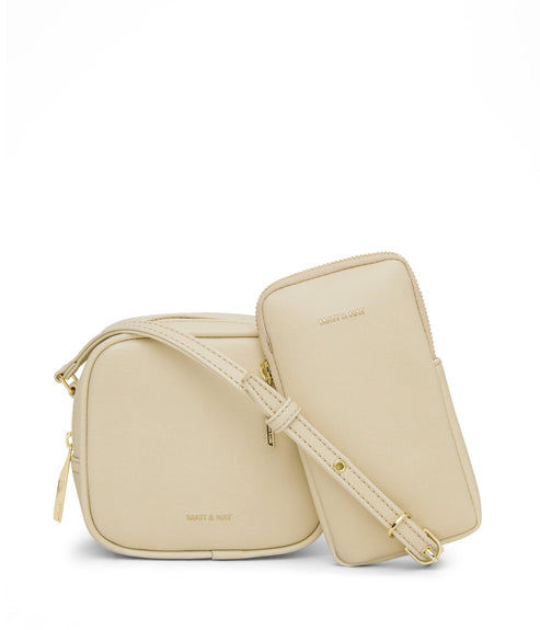 SWAE Vegan Crossbody Bag - Vintage | Color: White - variant::vanilla