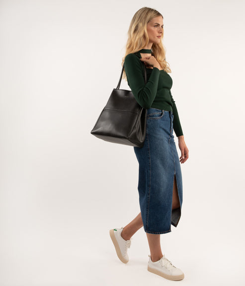 WILLA Vegan Tote Bag - Vintage | Color: Blue - variant::bluejay