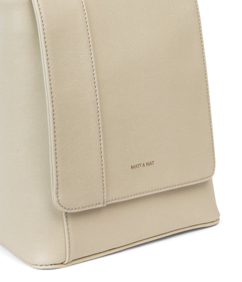 DEELY MED Vegan Small Backpack - Vintage | Color: White - variant::vanilla