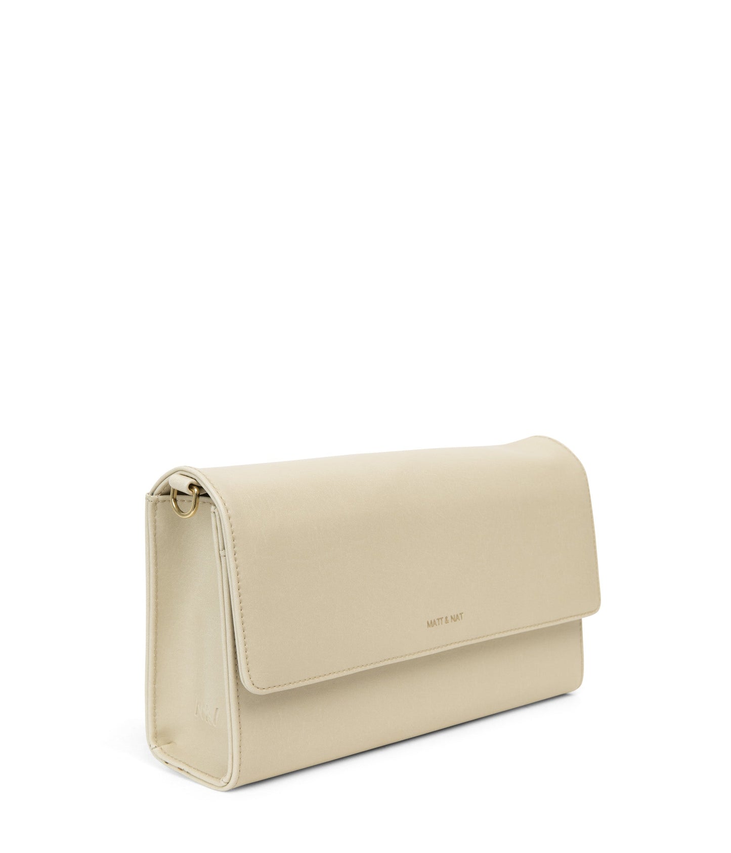 DREWLG Large Vegan Crossbody Bag - Vintage | Color: White - variant::vanilla