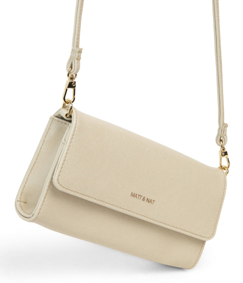 DREWMED Vegan Crossbody Bag - Vintage | Color: White - variant::vanilla