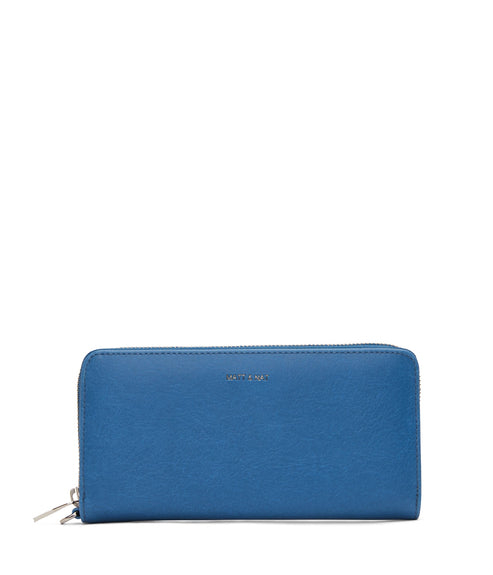 ELM Vegan Continental Wallet - Vintage | Color: Blue - variant::bluejay