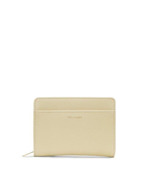 WEBBERSM Small Vegan Wallet - Vintage | Color: White - variant::vanilla