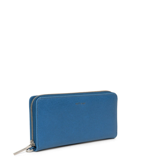 ELM Vegan Continental Wallet - Vintage | Color: Blue - variant::bluejay