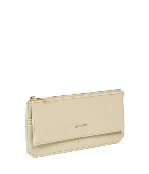 PERLA Vegan Flat Wallet - Vintage | Color: White - variant::vanilla