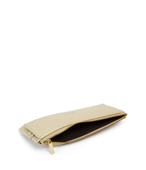 PERLA Vegan Flat Wallet - Vintage | Color: White - variant::vanilla