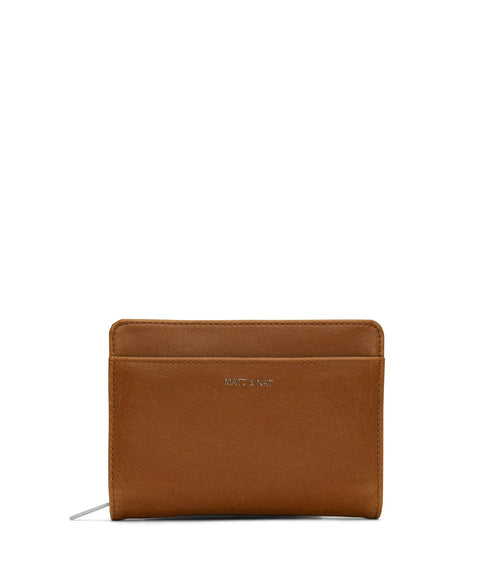 WEBBERSM Small Vegan Wallet - Vintage | Color: Brown - variant::chili