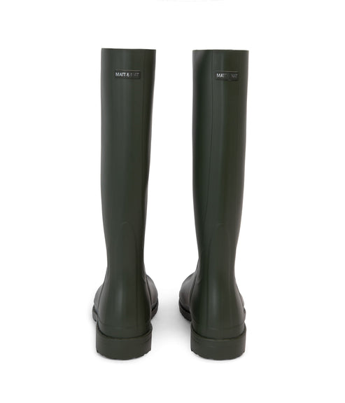 OTOKI Women's Tall Vegan Rain Boots | Color: Green - variant::olive