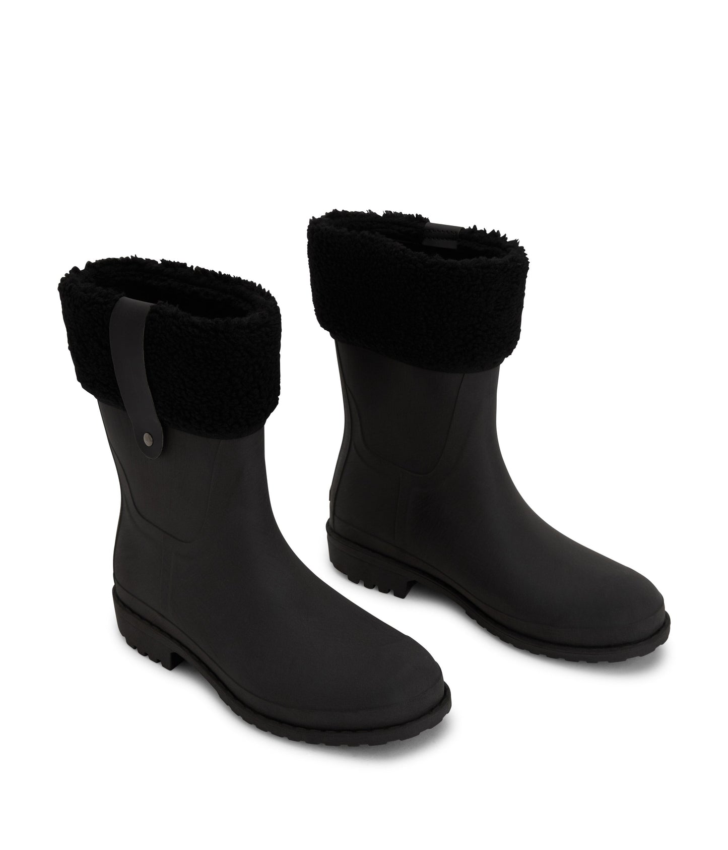 MARIA Women's Vegan Rain Boots | Color: Black - variant::black